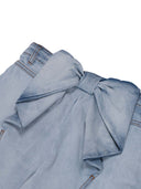 Monnalisa Jeans Big Bow Light Denim
