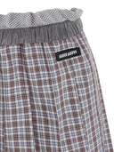 Miu Miu Gonne Check