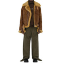 Burberry quiltade veckade byxor