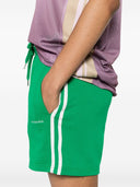 Parosh Striped Jersey Shorts