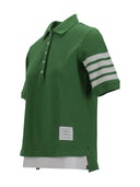 Thom Browne 4 Bar Kurzarm-Poloshirt