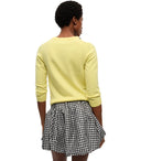 Cardigan Ganni con diamanti gialli