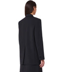 Max Mara Weekend Veloce Schwarzer zweireihiger Blazer