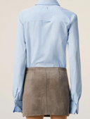 Ami Chemise Jabot Ajustee Manches Longues