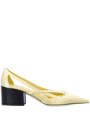 Prada 55mm Satin Cut Out Pumps
