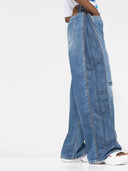 Stella Mc Cartney Stella Mc Cartney Zip Detail Straight Leg Jeans