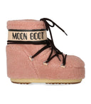 Moon Boot Icon Low Fleece Rosa Schneestiefel