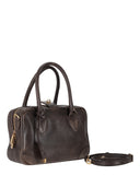 Golden Goose Vita Bag Treated Leather Body Gold Metal Details