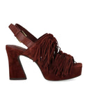 Sandalo con tacco Ash Oprah bordeaux
