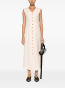 Loulou Studio Long Buttoned Dress