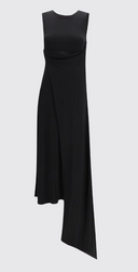 Ami Robe Longue Lavallière Sans Manches