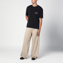 Martine Rose Black Cotton T Shirt With Logo