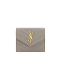 Portafoglio di cuoio shaint laurent