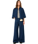 Max Mara Weekend Zannata blauw denim overhemd