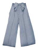 Monnalisa Jeans Big Bow Light Denim