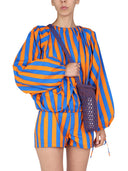 Sunnei Striped Pattern Shirt