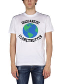 T-shirt dSquared "Globetrotter" avec imprimé