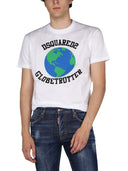 T-shirt dSquared "Globetrotter" avec imprimé