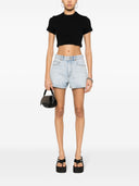 Alexander Wang Cropped Short Sleeve Top