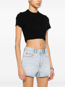 Alexander Wang Cropped Short Sleeve Top
