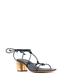 Strong Strong Golden Heel Nappa Leather Stringssandals