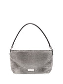 Self Portrait Silver Diamond Small Hobo Bag