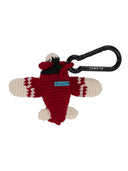 Alanui Fait Main Avion Crochet Clé Rubis/Craie