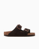 Birkenstock Arizona Mocha, Suede Leather