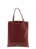 La Rose La Rose Leather Tote Bag Cherise