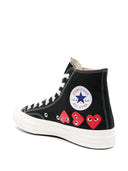 Comme Des Garçons Play Converse C70 Mutli Heart Hi Top Shoes