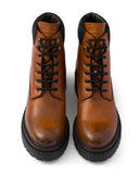 Prada Leather And Re Nylon Booties