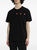 Comme Des Garçons Play Unisex T Shirt Logo Print Knit