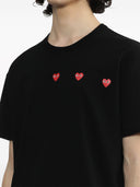 Comme Des Garçons Play Unisex T Shirt Logo Print Knit