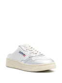 AUTRY MULE LOW WOM LEAT/LEAT WHT/SILVER