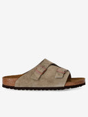 Birkenstock Zürich Taupe, ruskind læder