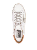 Golden Goose Super Star Leather Upper And Heel Suede Star And Heel