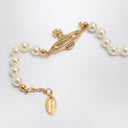 Vivienne Westwood Mini Bas Relief Pearl armband Gold