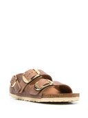 Birkenstock Milano Big Buckle Cognac, geöltes Leder