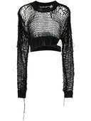 Maison Mihara Yasuhiro Rope Knitted Short Pullover