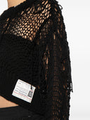 Maison Mihara Yasuhiro Rope Knitted Short Pullover