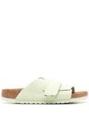 Birkenstock Kyoto Faded Lime, Suede Leather/Nubuck