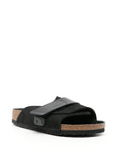 Birkenstock Kyoto Black, Nubuck Leather/High Shine Leather