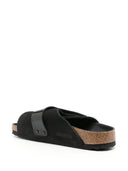 Birkenstock Kyoto Black, Nubuck Leather/High Shine Leather