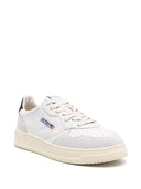 Autry Medalist Low Man Goat/Suede Wht/Blk