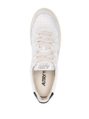 Autry Medalist Low Man Goat/Suede Wht/Blk