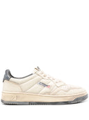 Autry Sup Vint Low Man Leat/Padded Wh Aspr/Blk