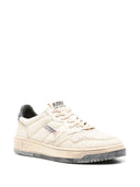 Autry Sup Vint Low Man Leat/Padded Wh Aspr/Blk