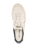 Autry Sup Vint Low Man Leat/Padded Wh Aspr/Blk