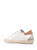 Golden Goose Super Star Leather Upper And Heel Suede Star And Heel