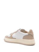 Autry Medalist Low Wom Leat/Leat Wht/Wht Pep